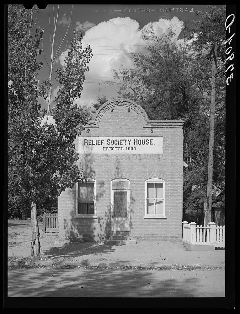 Building. Santa Clara, Utah. See general caption by Russell Lee