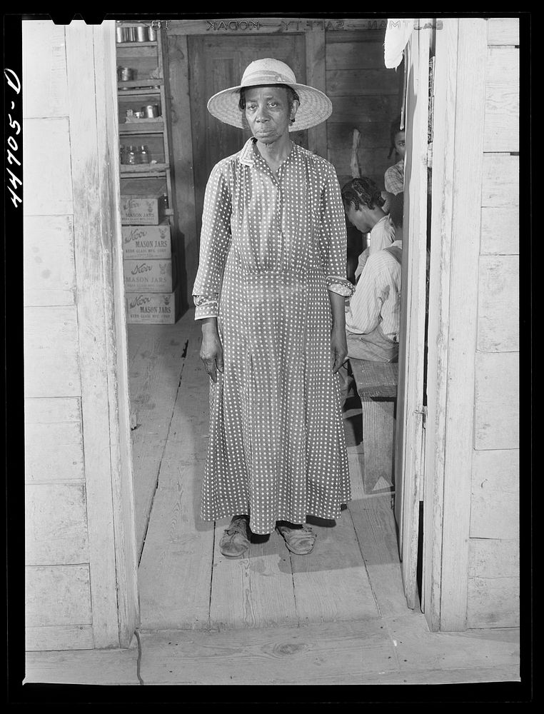 Mrs. Laura Clark, FSA (Farm Security Administration) borrower in White Plains, Greene County, Georgia. Sourced from the…
