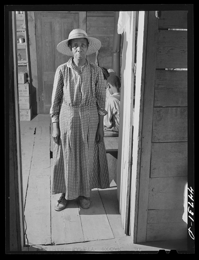 [Untitled photo, possibly related to: Mrs. Laura Clark, FSA (Farm Security Administration) borrower in White Plains, Greene…