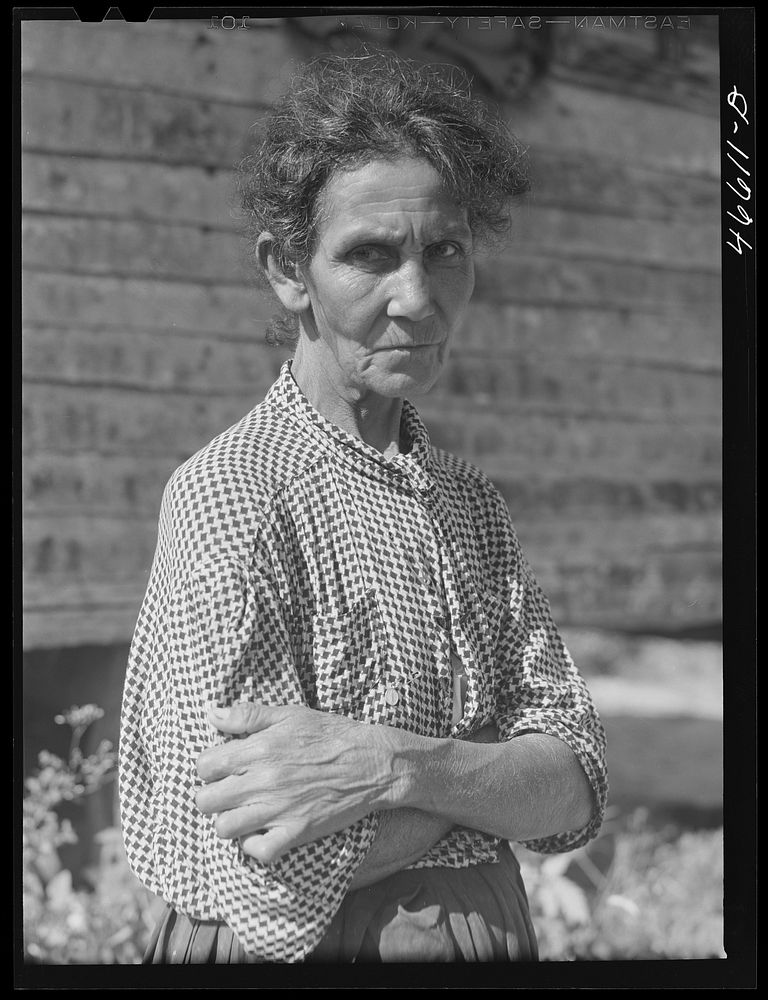 [Untitled photo, possibly related to: Manati, Puerto Rico (vicinity). Widow of a farm laborer living on land which FSA (Farm…