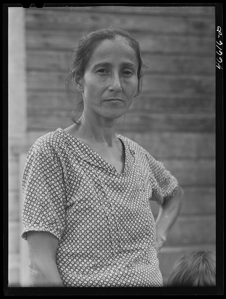 Manati, Puerto Rico (vicinity). Wife of a FSA (Farm Security Administration) borrower. Sourced from the Library of Congress.