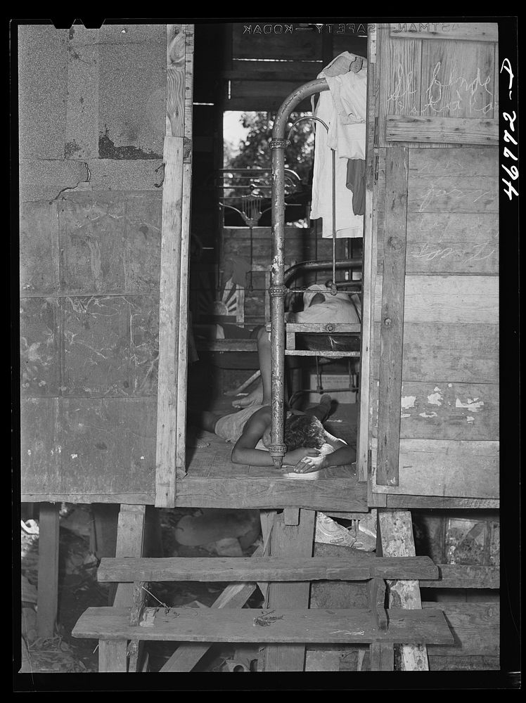 [Untitled photo, possibly related to: Ponce, Puerto Rico. In the slum area]. Sourced from the Library of Congress.