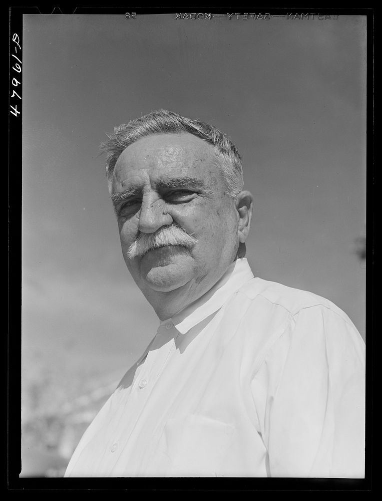 Guanica, Puerto Rico (vicinity). Don Luis Quinones, member of an old Puerto Rican family. His house was used as headquarters…