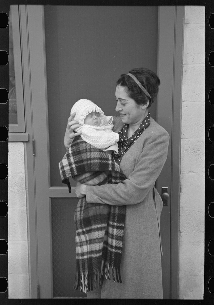 The first baby born, early in October 1936. She is the daughter of Mr. and Mrs. Philip Goldstein, who were moved into the…
