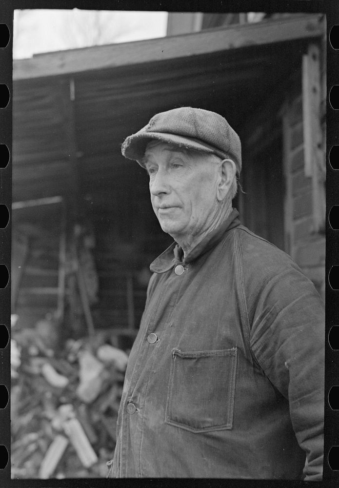 William McDermott, tenant on 120 acre farm owned by an estate near Anthon, Iowa by Russell Lee