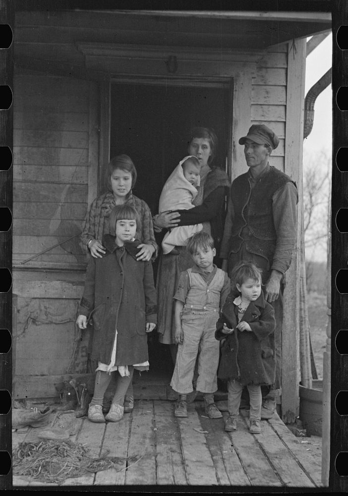 [Untitled photo, possibly related to: Children's shoes and clothes, Alfred Atkinson family near Shannon City, Ringgold…