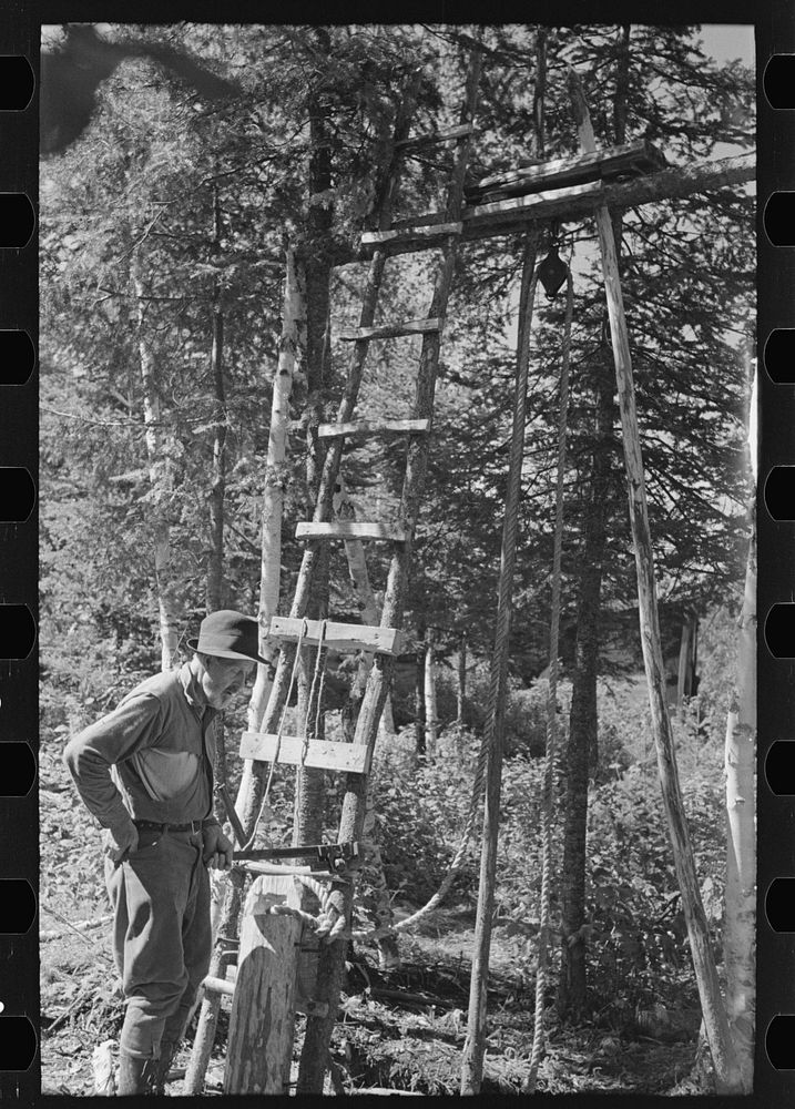 William Besson his drilling rig | Free Photo - rawpixel