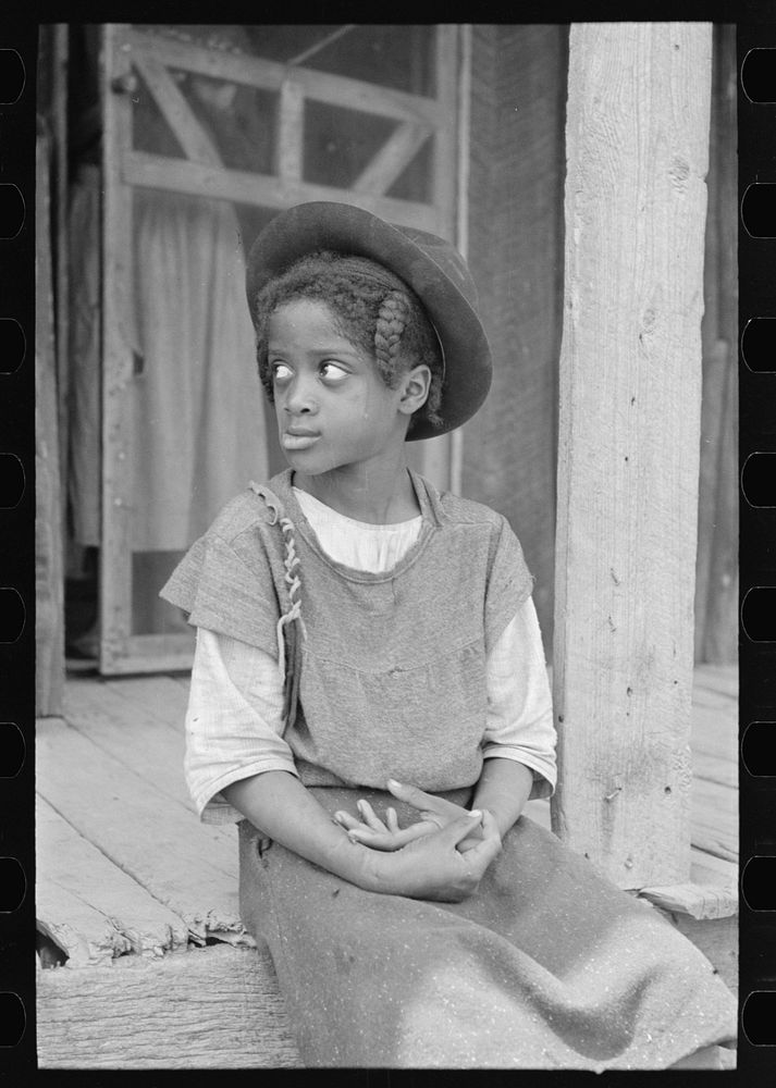 Daughter of sharecropper, New Madrid County, Missouri by Russell Lee