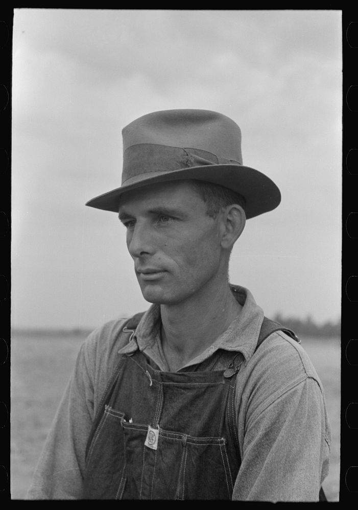 Member of Lake Dick Cooperative Association, Lake Dick Project, Arkansas by Russell Lee