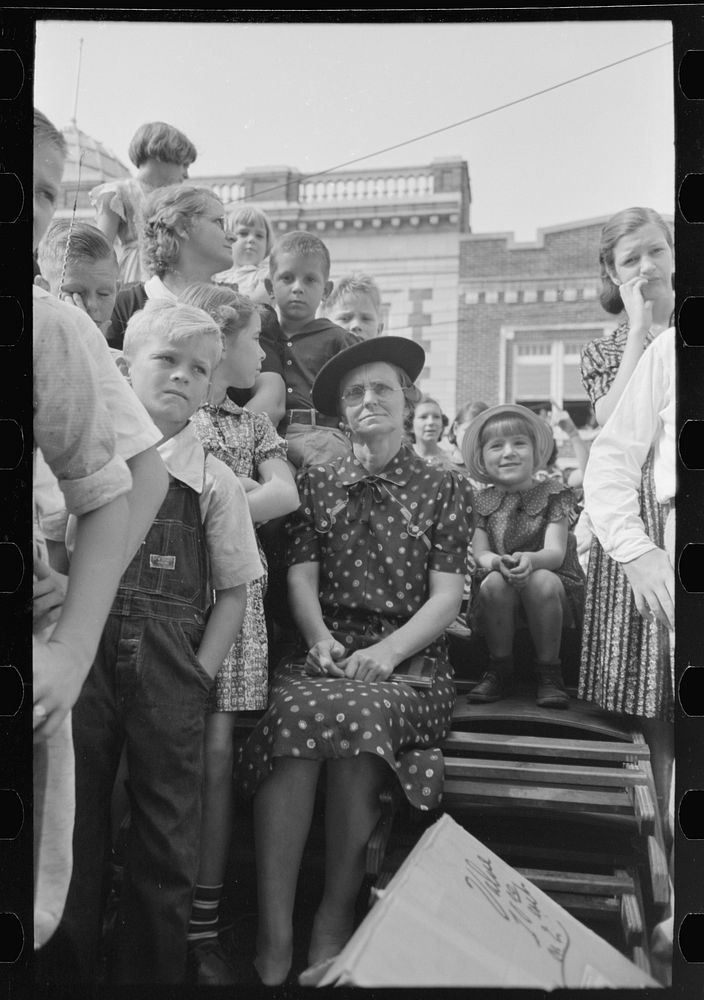 [Untitled photo, possibly related to: National Rice Festival, Crowley, Louisiana] by Russell Lee