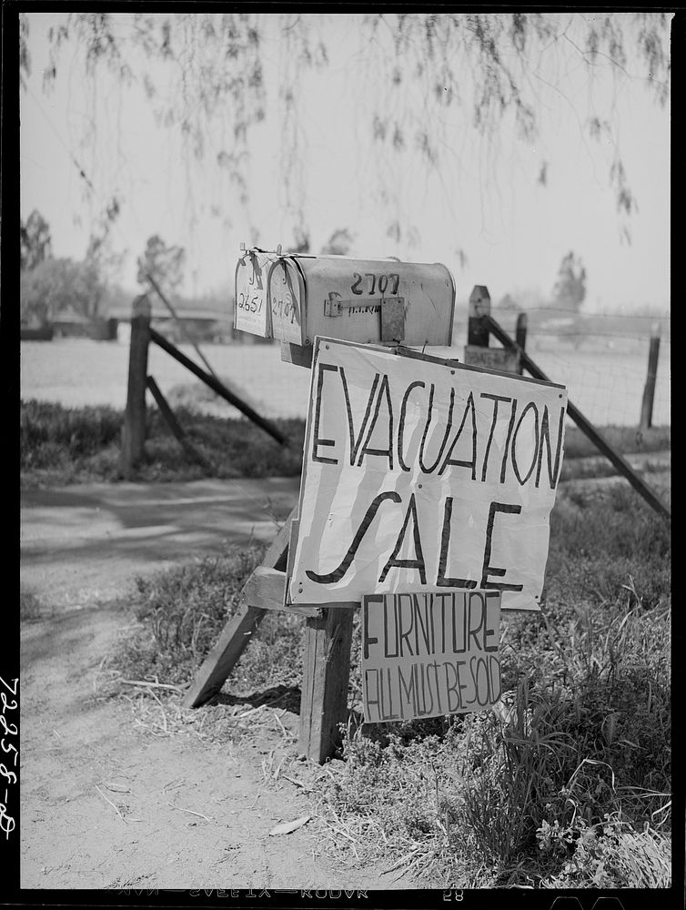 Los Angeles, California. The evacuation of Japanese-Americans from West coast areas under United States Army war emergency…