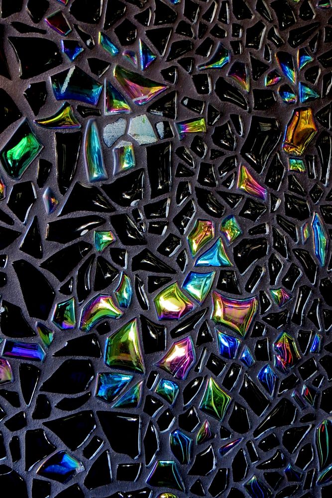 multicolor stained glass abstract