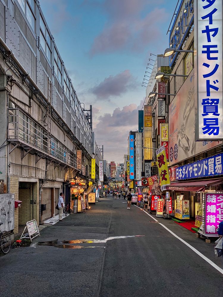 Shopping Street, Okachimachi, Tokyo, Japan