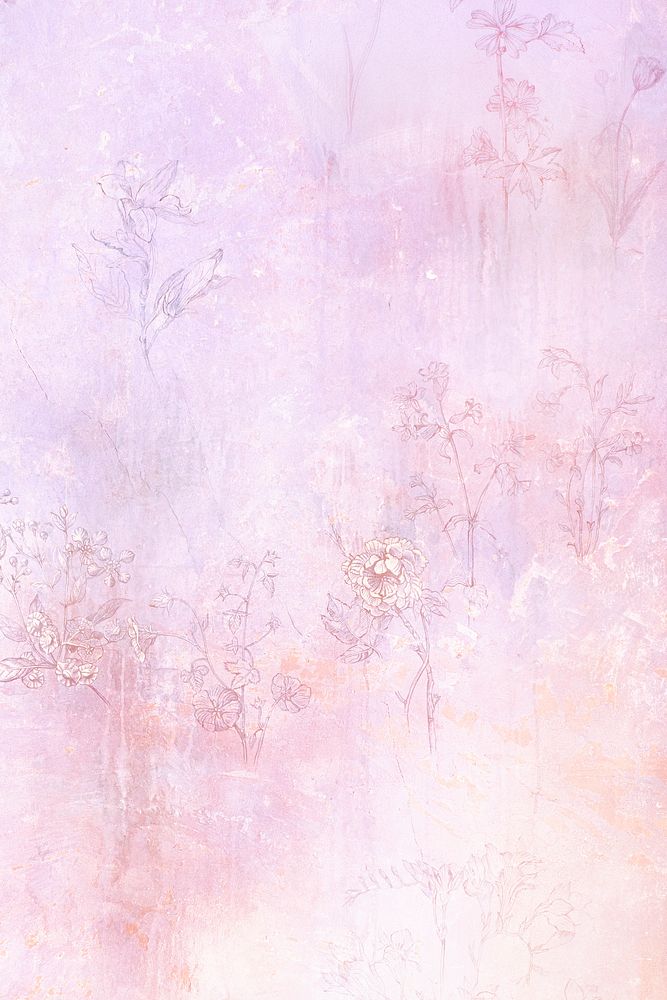 Old grungy floral background texture