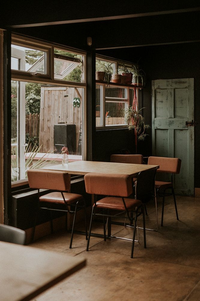 Vintage corner in a restaurant