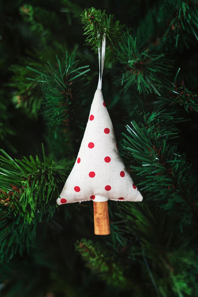 Festive Christmas tree ornament design