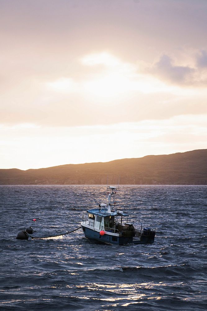 Fishing boat near Isle of Skye, Scotland