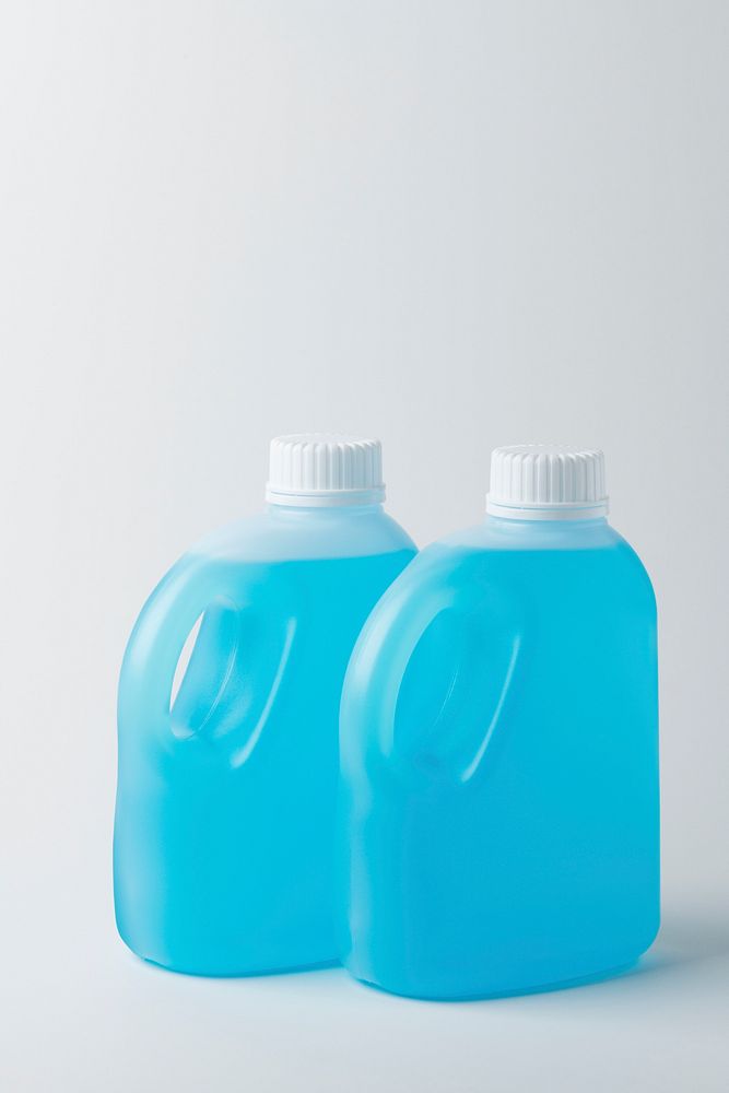 Two bottles of antibacterial hand sanitizer 