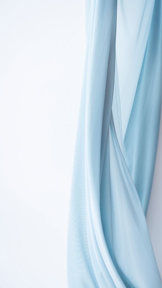 Blue fabric motion texture background