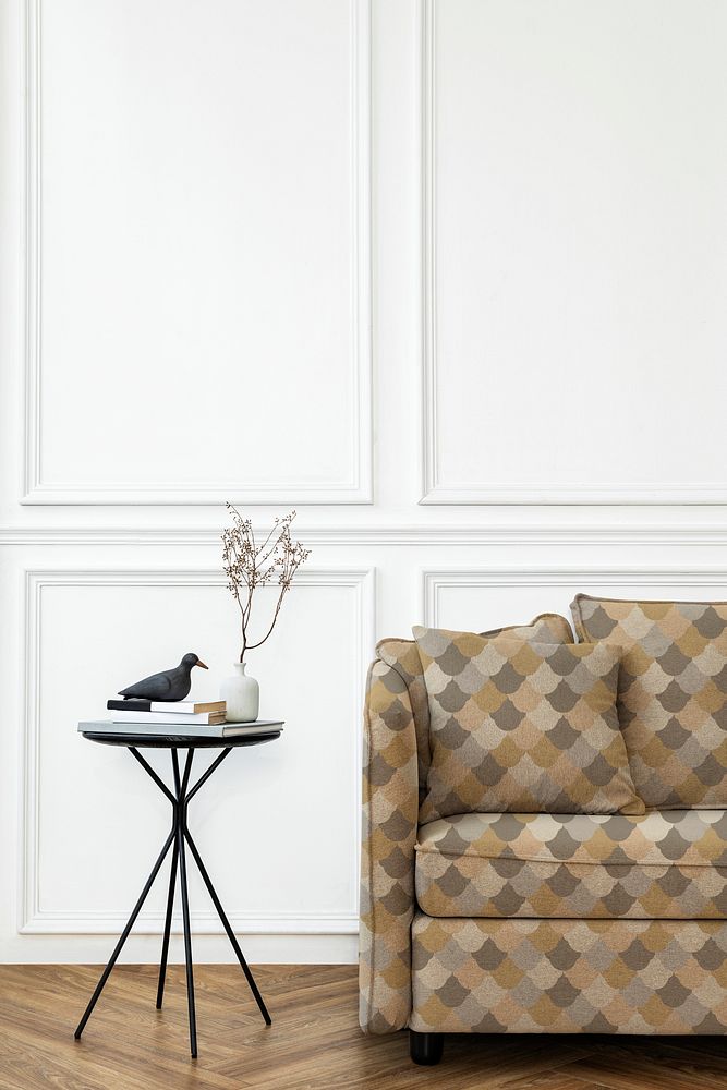 Sofa in minimal designed living room
