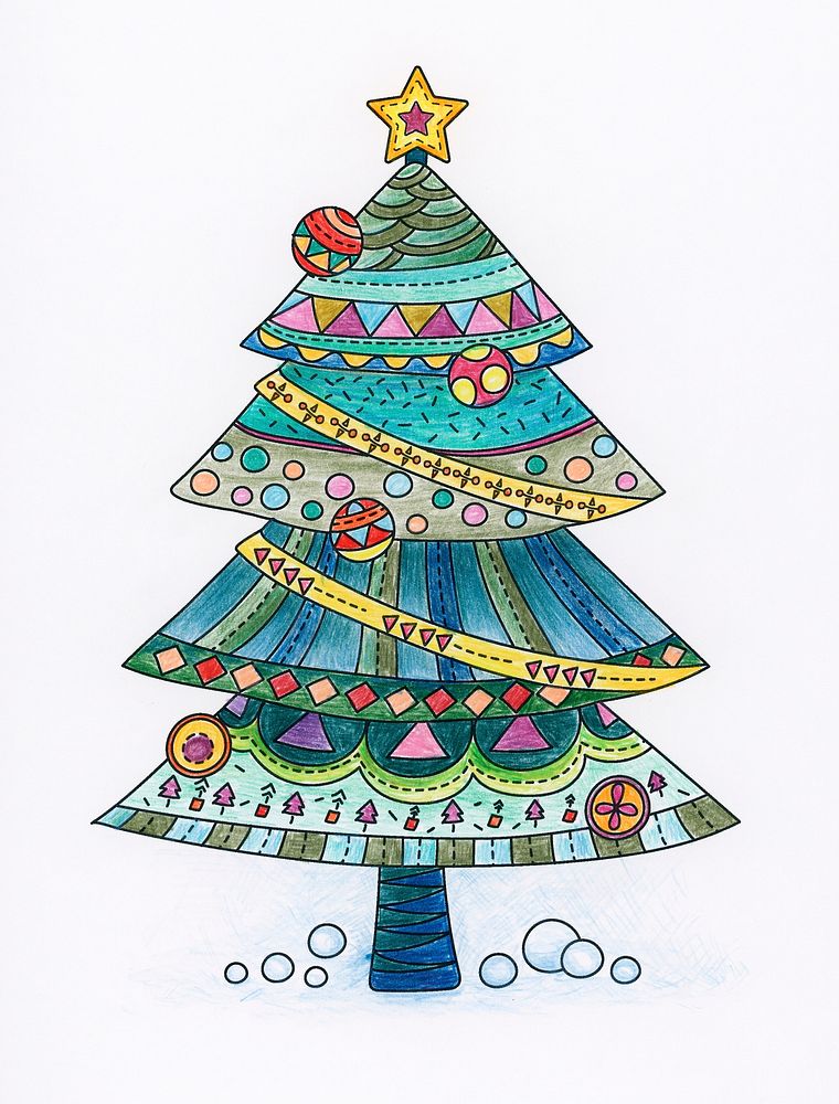 christmas-coloring-book-free-photo-illustration-rawpixel