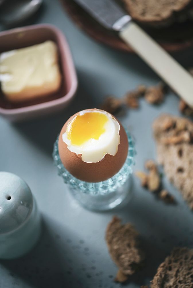 Soft boiled egg food photography recipe idea