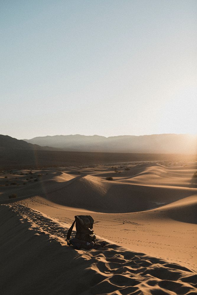View of Death Valley in California, United States