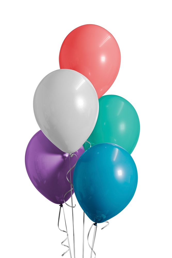 Colorful balloons for a birthday party