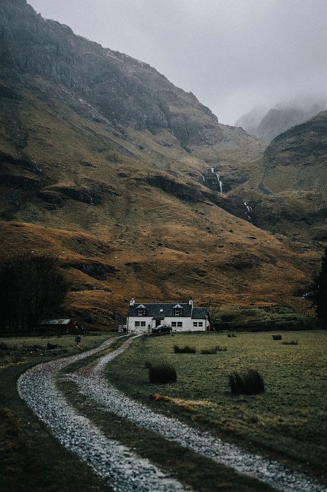 Cottage at Glen Etive, Scotland