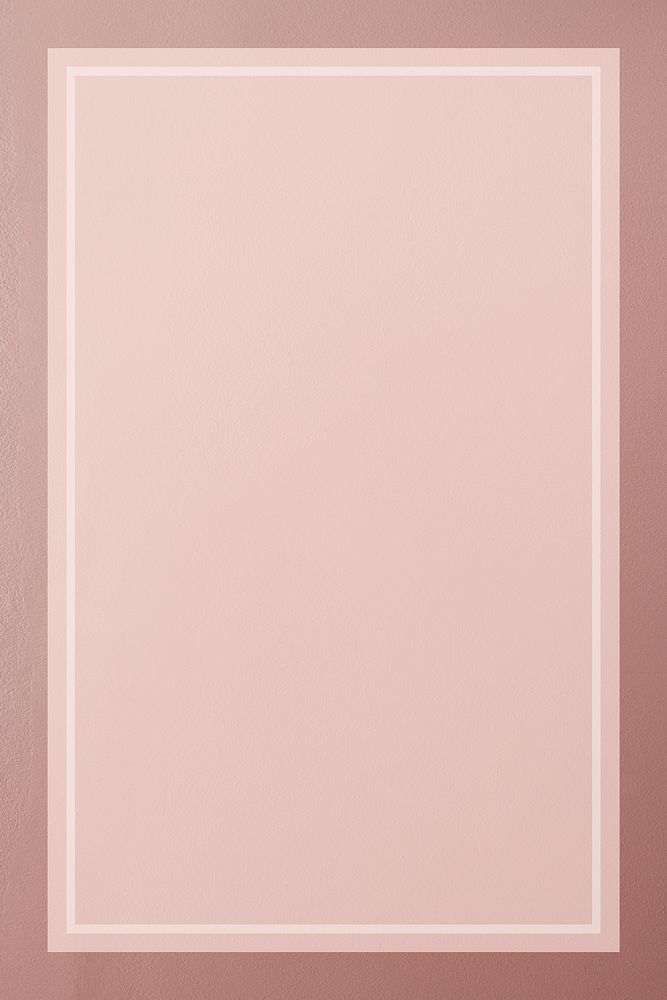 Blank pink rectangle frame background