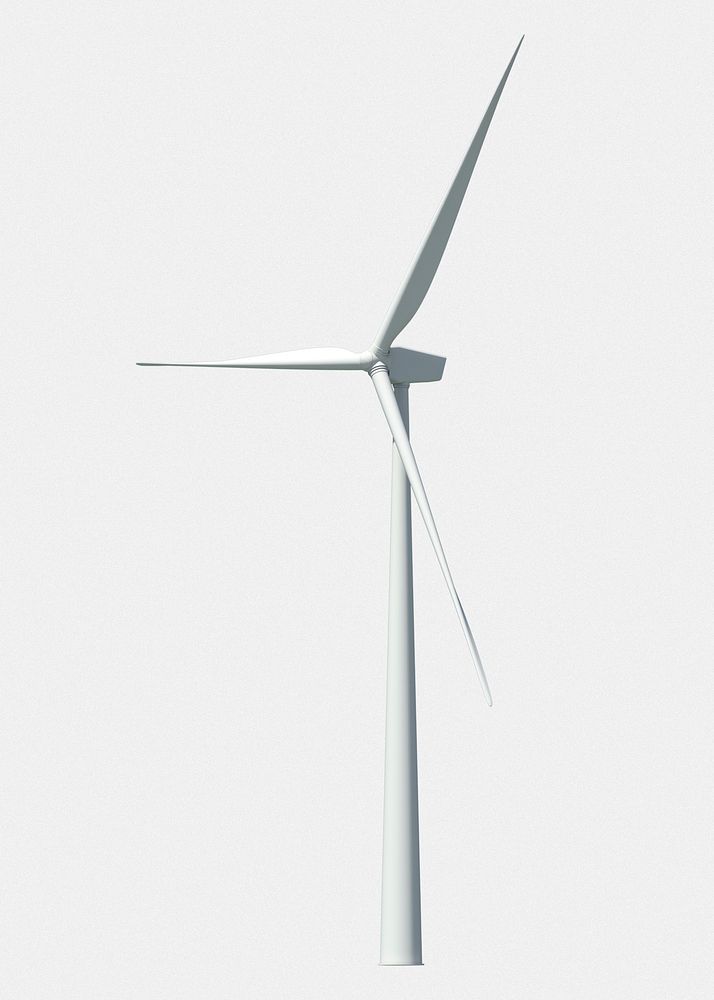 3D wind turbine, sustainable power source psd