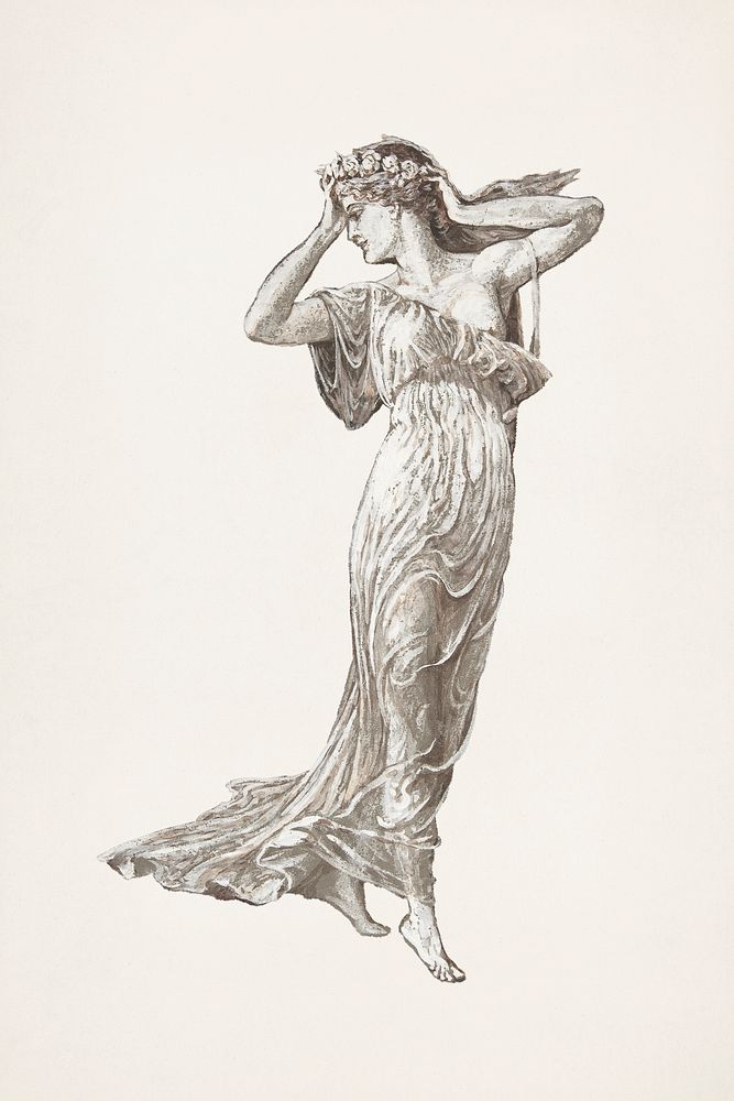 Vintage illustration of Venus mockup