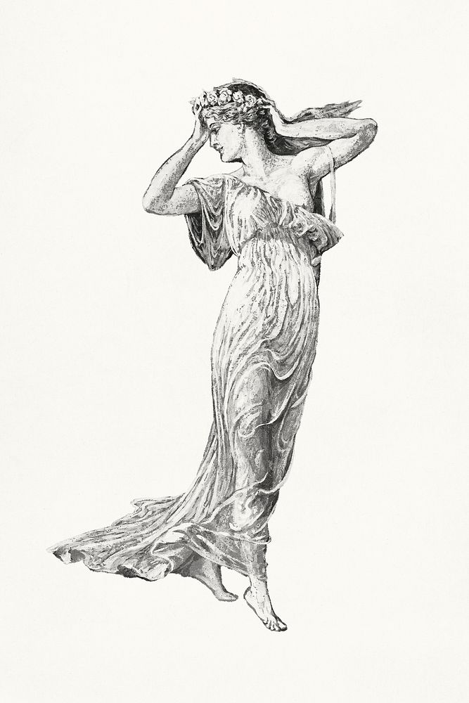 Venus Figure from The Mirror of Venus, or L'Art et Vie (Art and Life) ca. 1890 by Walter Crane. Original from The MET…