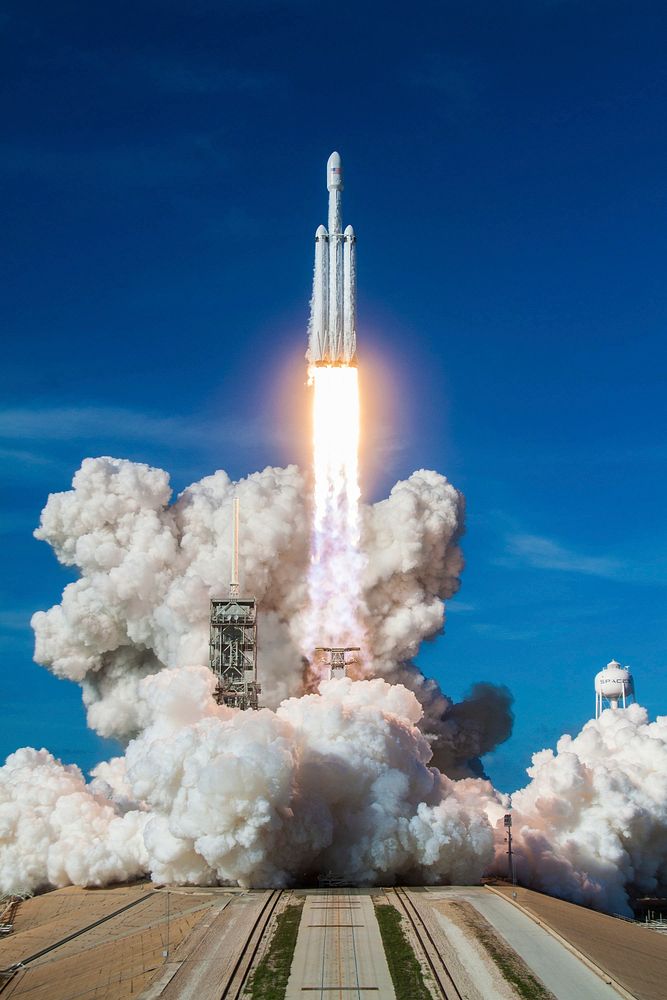 Falcon Heavy Demo Mission (2015). | Free Photo - rawpixel