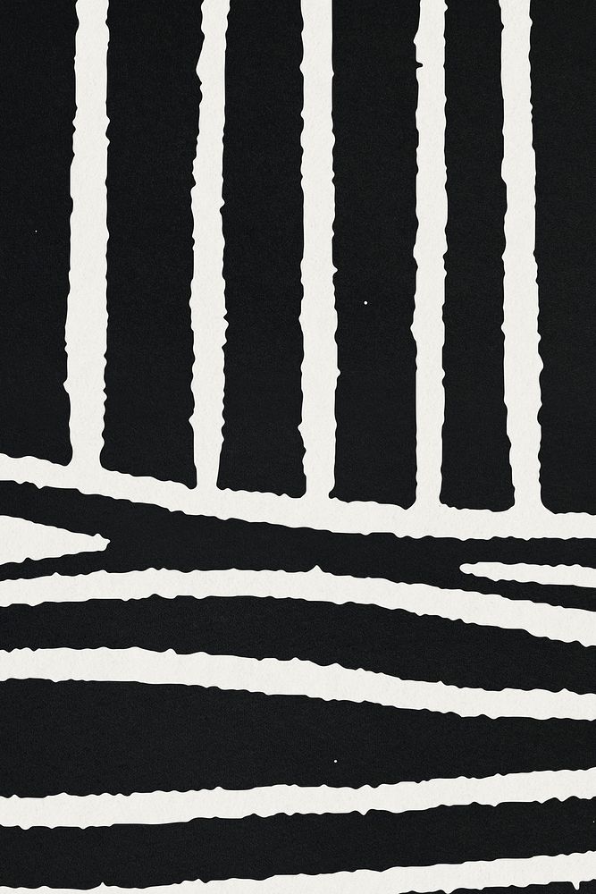 Vintage black lines patterned background, remix from artworks by Samuel Jessurun de Mesquita
