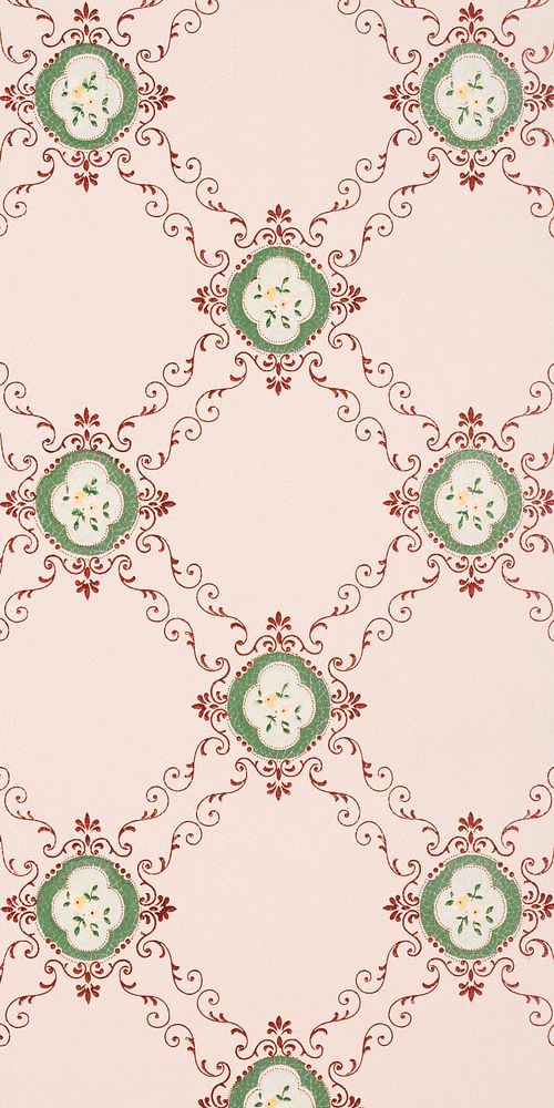Vintage Victorian pattern (ca. 1905&ndash;1915) in high resolution. Original from The Smithsonian. Digitally enhanced by…