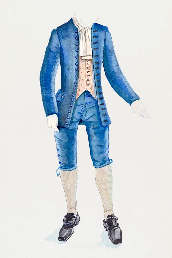 Boy's Suit (ca.1937) by Gwyneth King. Original from The National Gallery of Art. Digitally enhanced by rawpixel.