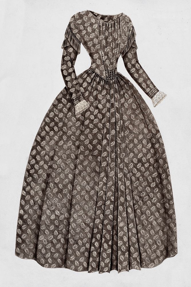 Dress, c. 1937 by Isabelle De Strange. Original from The National Gallery of Art. Digitally enhanced by rawpixel.