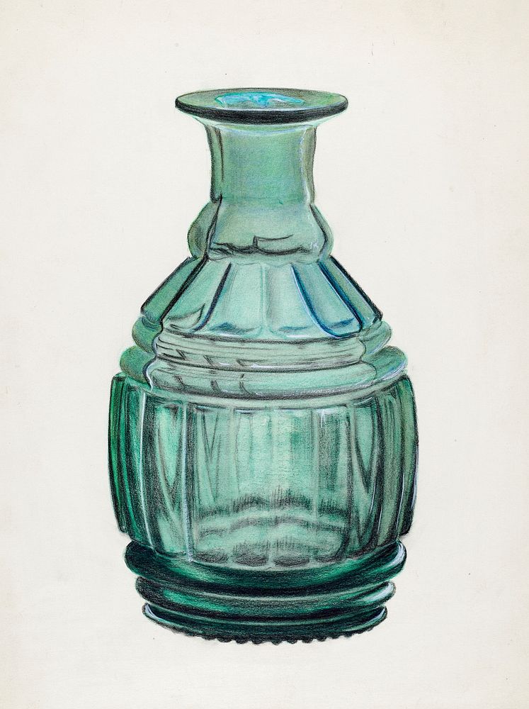 Carafe (ca. 1939) by Van Silvay. Original from The National Gallery of Art. Digitally enhanced by rawpixel.