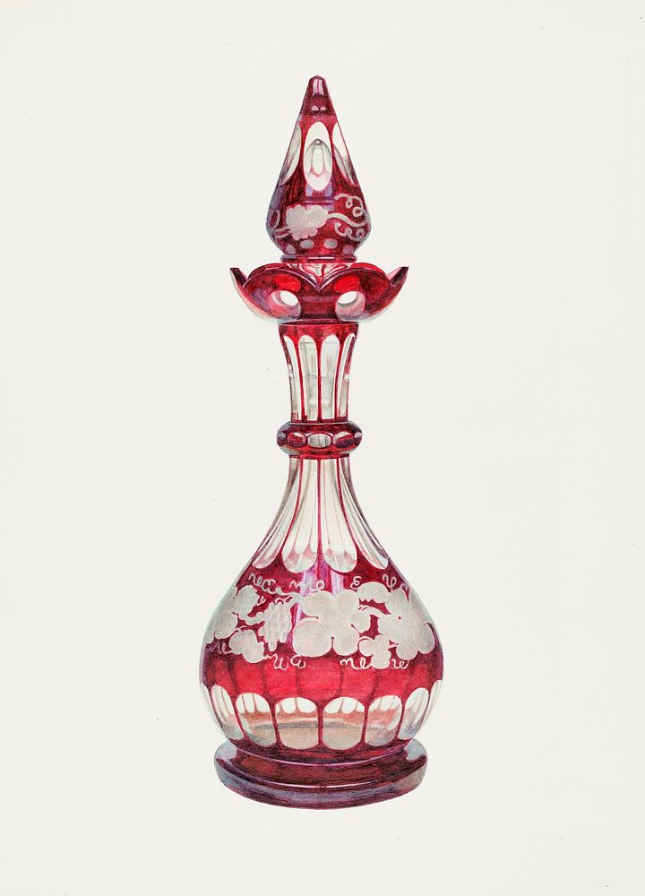 Decanter (1935&ndash;1942) by Frank M. Keane. Original from The National Gallery of Art. Digitally enhanced by rawpixel.
