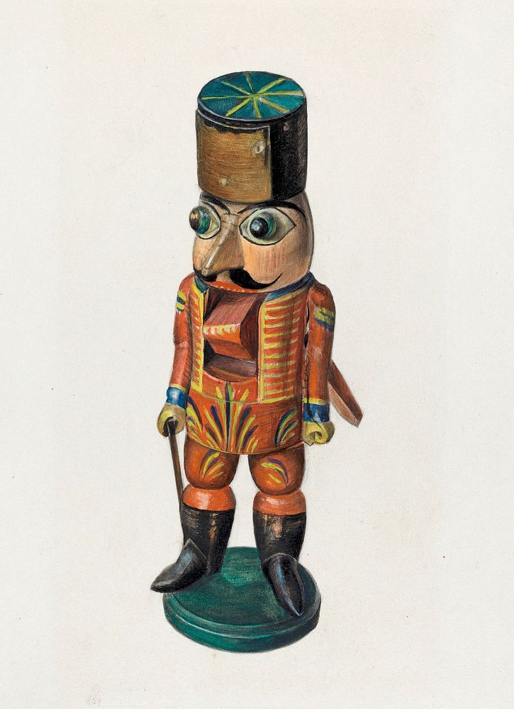 Nutcracker (ca. 1941) by Mina Lowry. Original from The National Gallery of Art. Digitally enhanced by rawpixel.