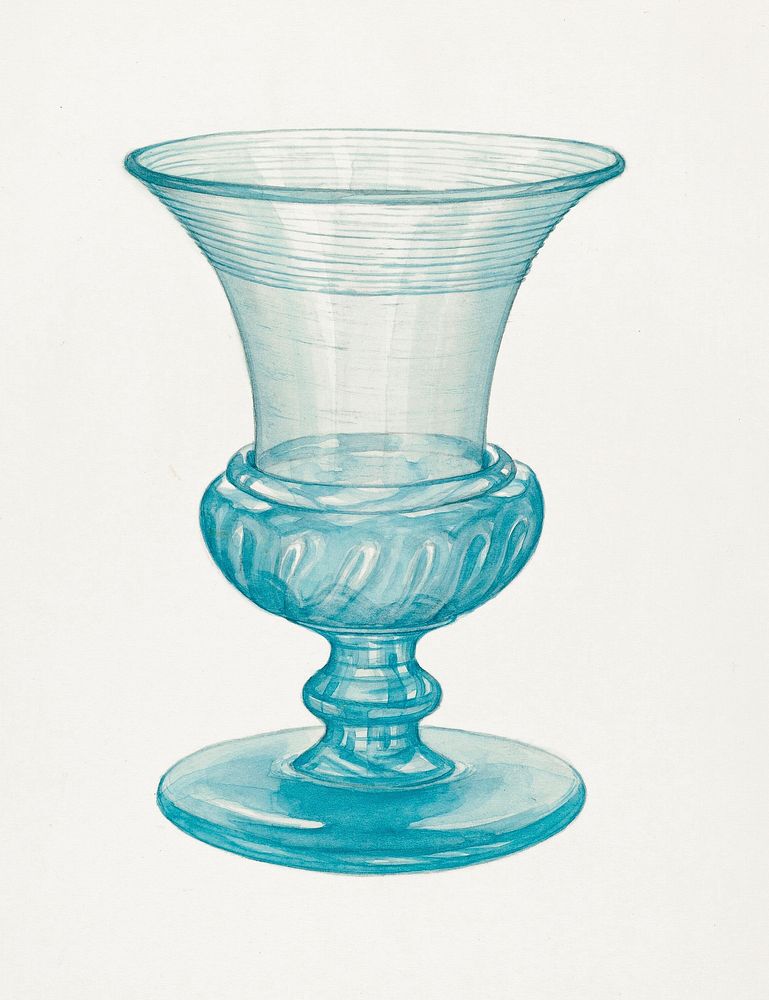 Vase (ca.1937) by John Dana. Original from The National Gallery of Art. Digitally enhanced by rawpixel.