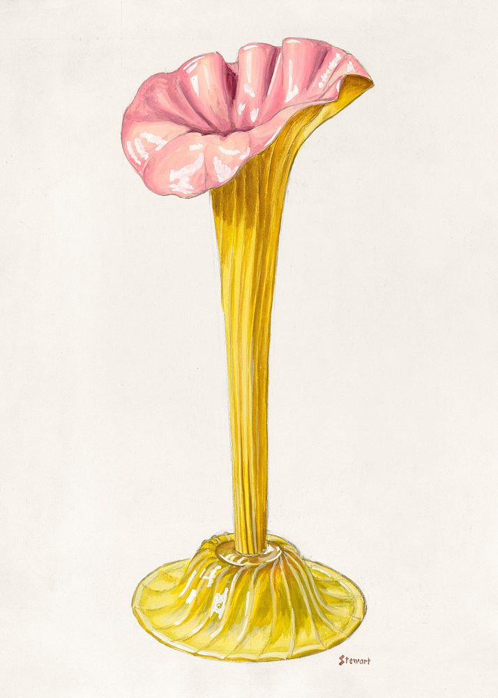 Vase (ca.1936) by Robert Stewart. Original from The National Gallery of Art. Digitally enhanced by rawpixel.