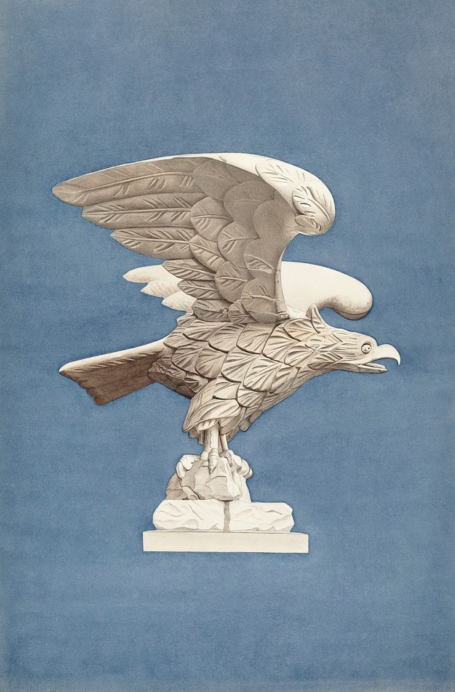 Wooden Eagle (ca. 1939) by Henry Murphy. Original from The National Gallery of Art. Digitally enhanced by rawpixel.