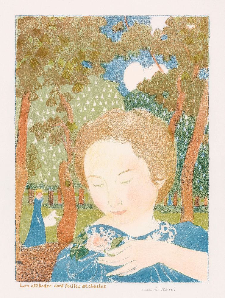 Attitudes are Easy and Chaste (1899) print in high resolution by Maurice Denis. Original from The Art Institute of Chicago.…