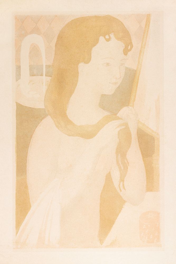 Young Girl at Her Bath (1895) print in high resolution by Maurice Denis. Original from The Minneapolis Institute of Art.…