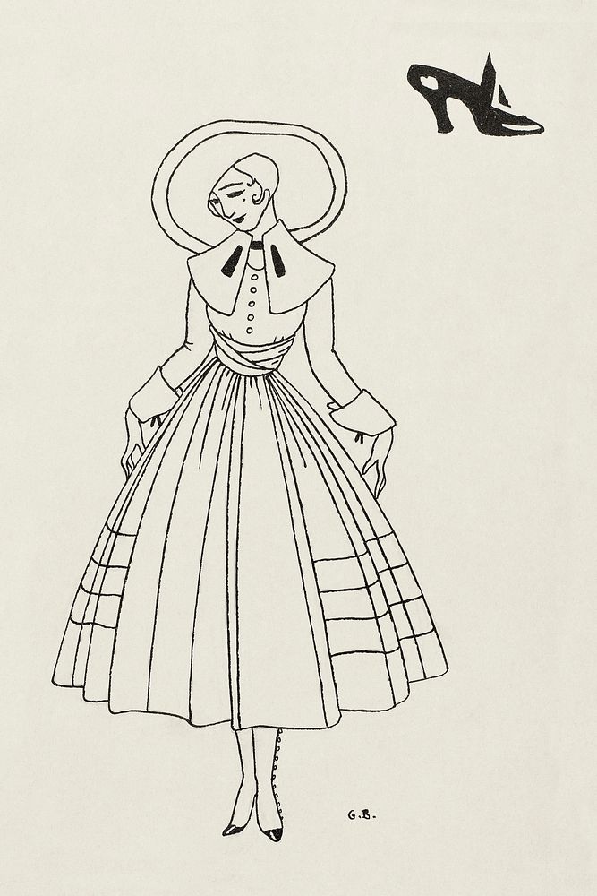 No. 8, 9, p. 26. from Gazette du Bon Ton, 2e ann&eacute;e (ca.1913) fashion illustration in high resolution by George…