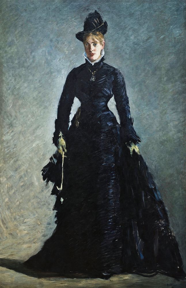 La Parisienne (1876) painting in high resolution by Edouard Manet. Original from The National Museum of Sweden. Digitally…