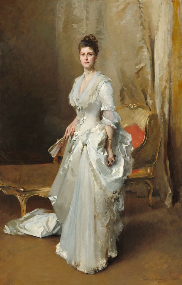 Margaret Stuyvesant Rutherfurd White (Mrs. Henry White) (1883) by John Singer Sargent. Original from The National Gallery of…