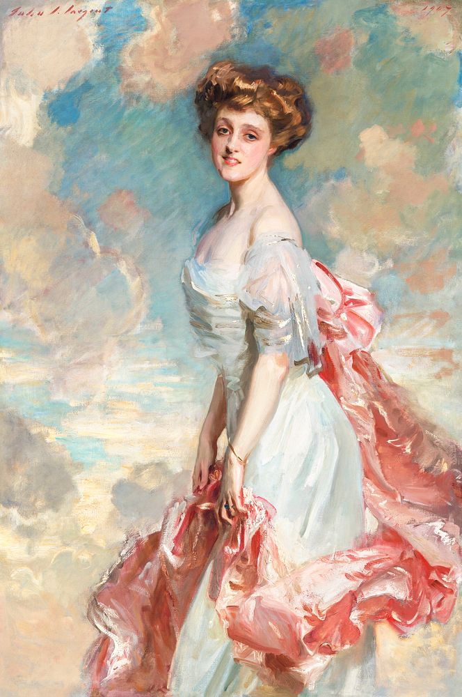 Miss Grace Woodhouse (1890) by John Singer Sargent. Original from The National Gallery of Art. Digitally enhanced by…